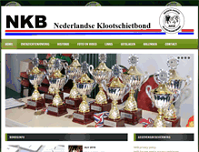 Tablet Screenshot of klootschieten.com